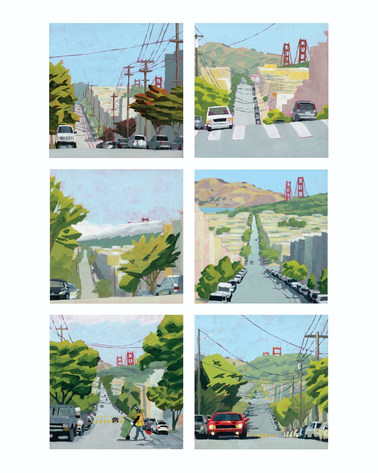Golden Gate Thumbnails Print