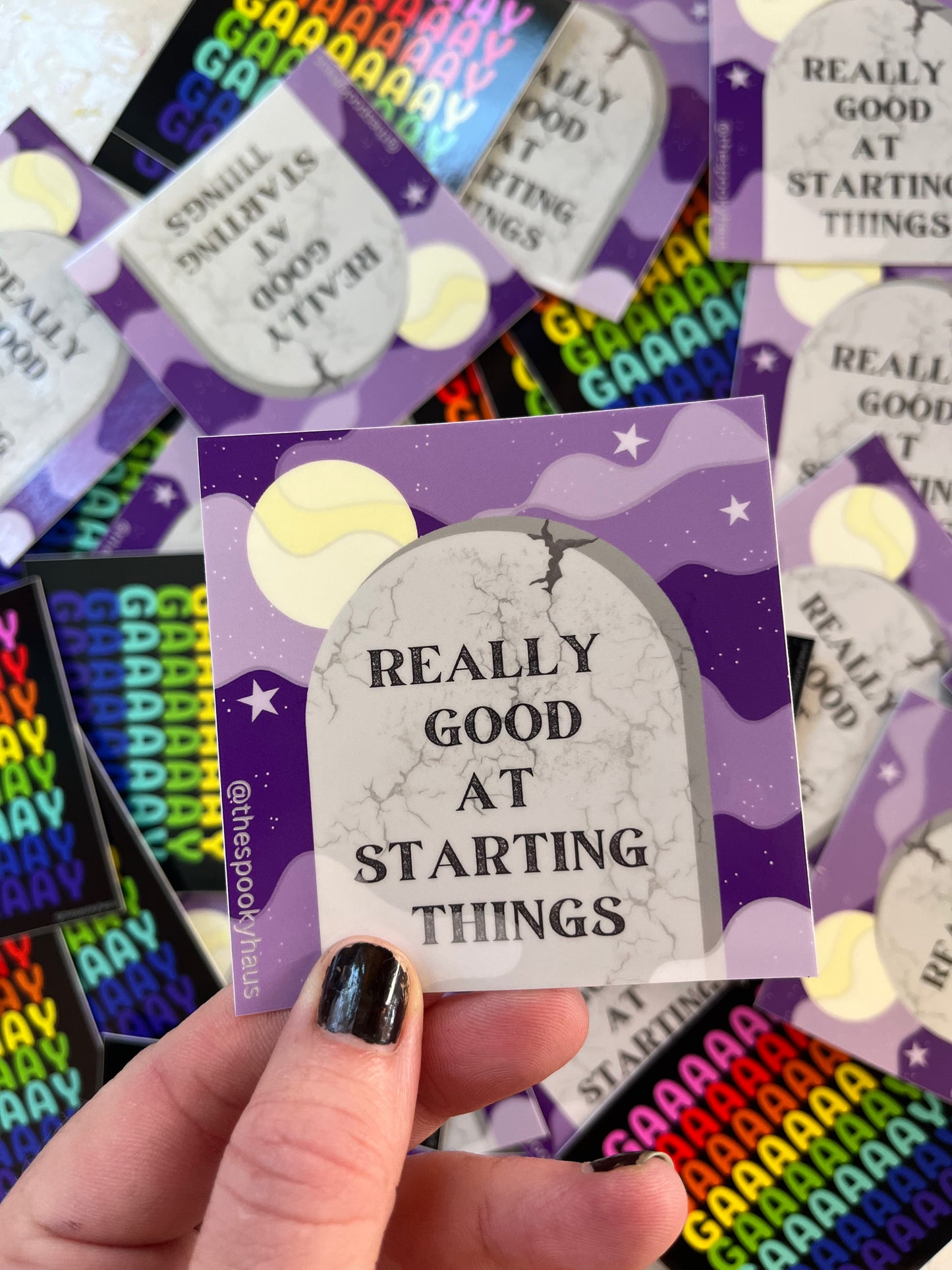 Really Good At Starting Things Sticker