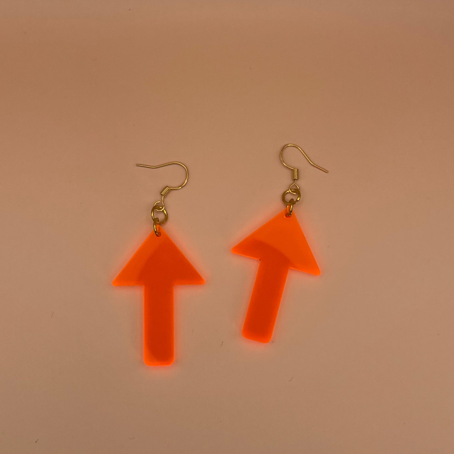 Translucent Up Arrow Earrings