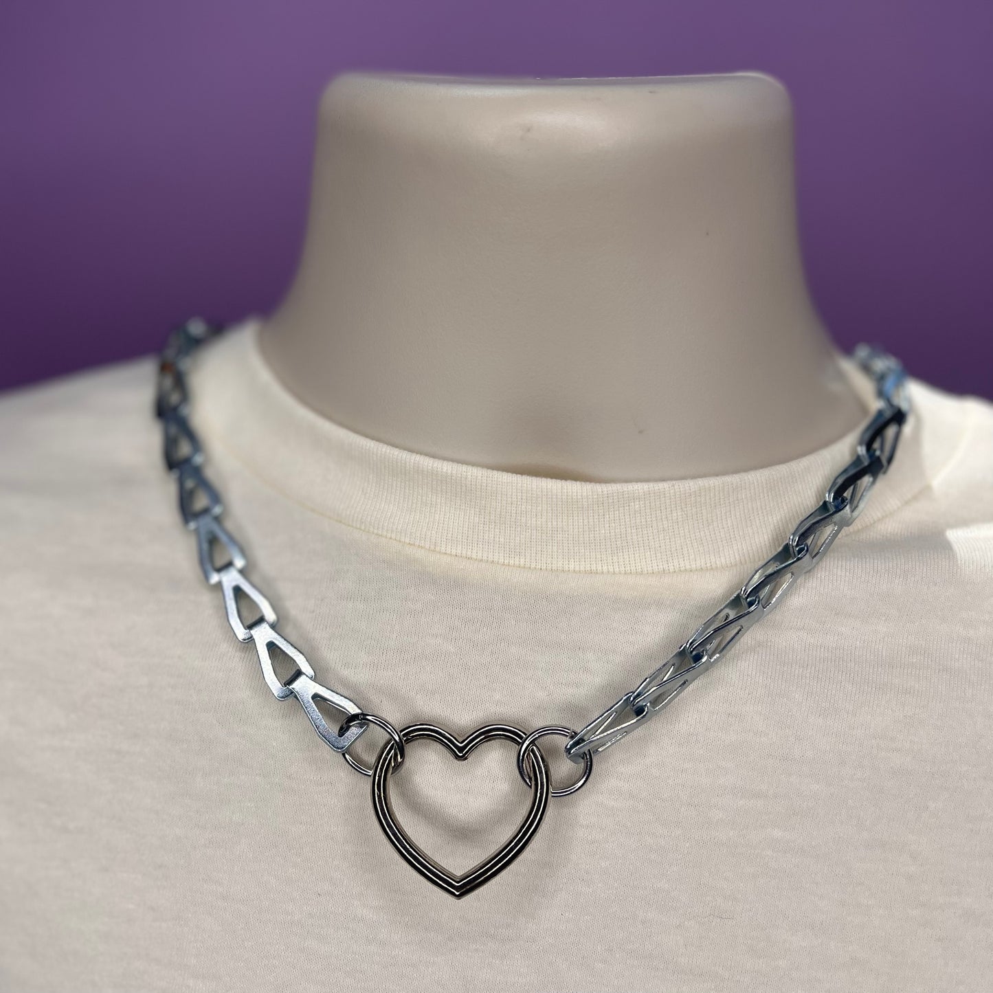 Heart Ring Chain Necklace