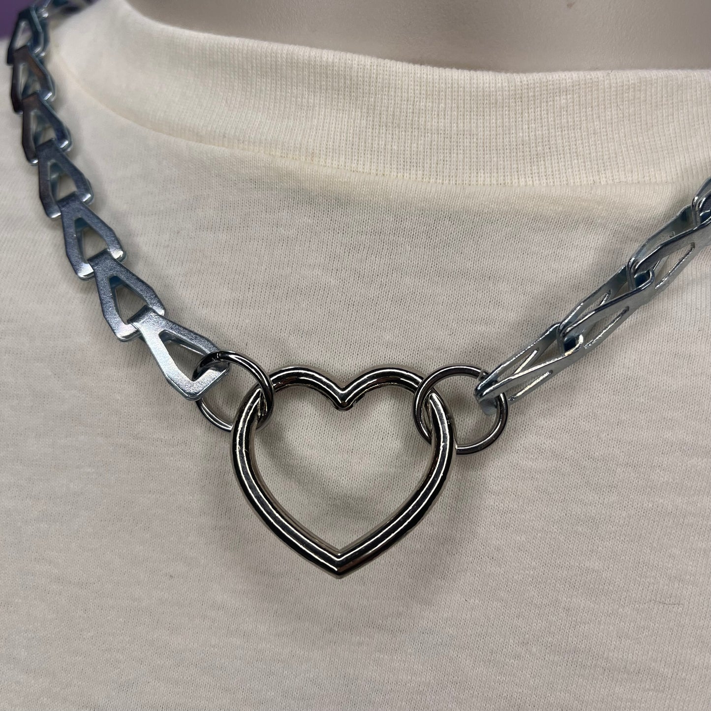 Heart Ring Chain Necklace