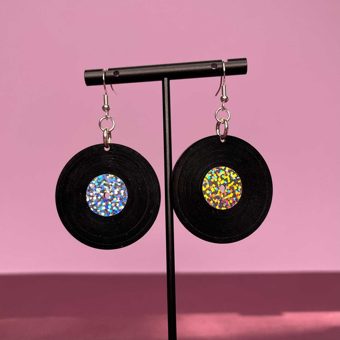 Holographic Vinyl Earrings