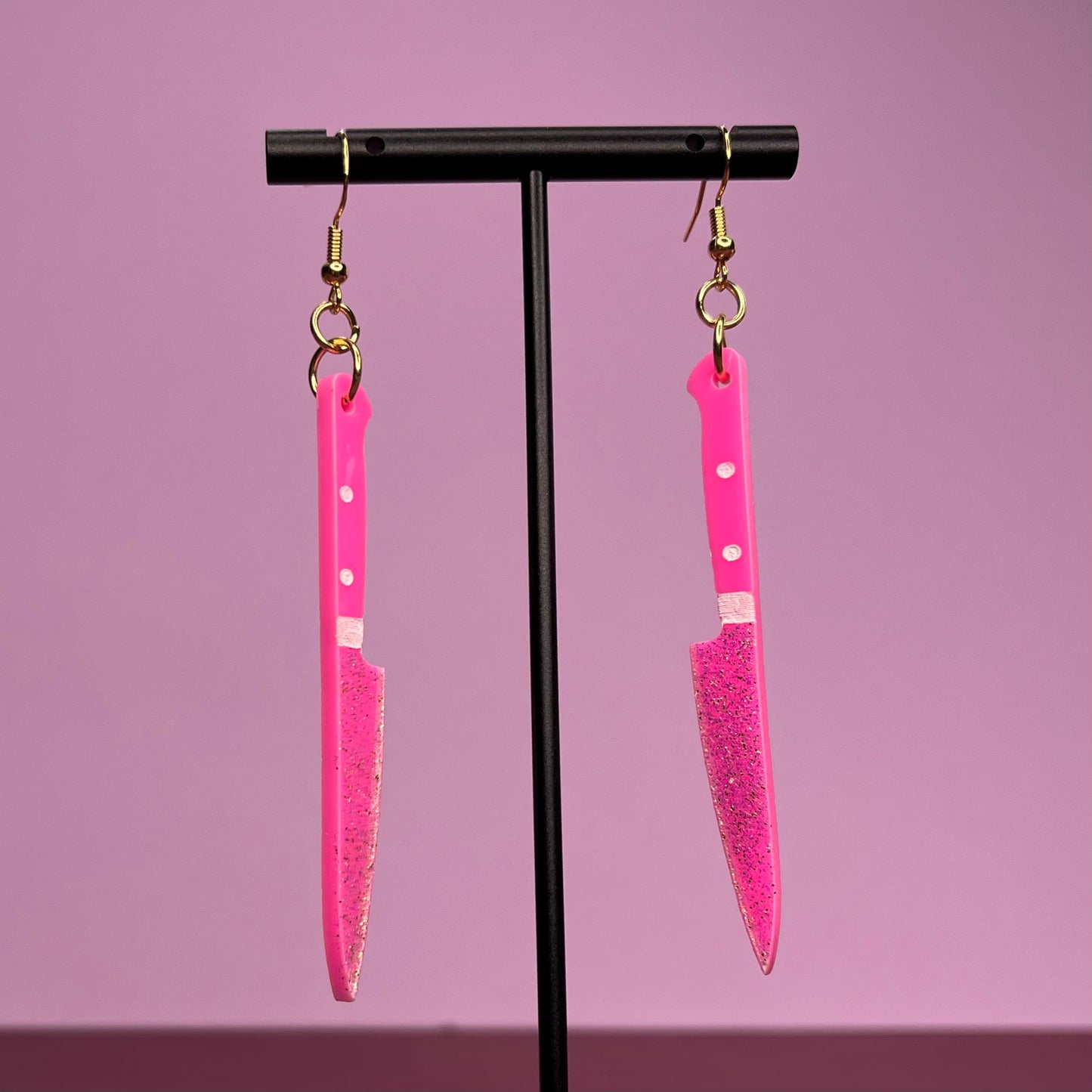 Barbie Knife Earrings