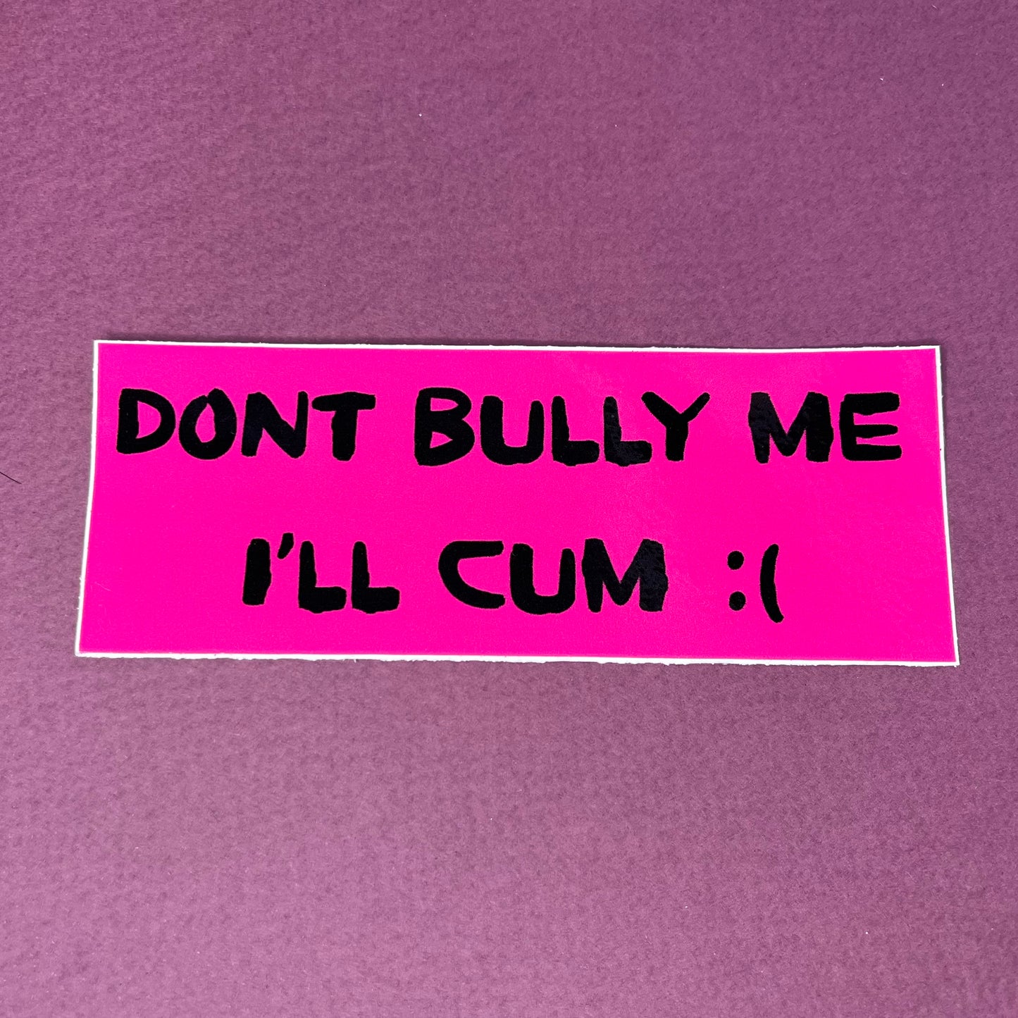 Don't Bully Me I'll Sticker