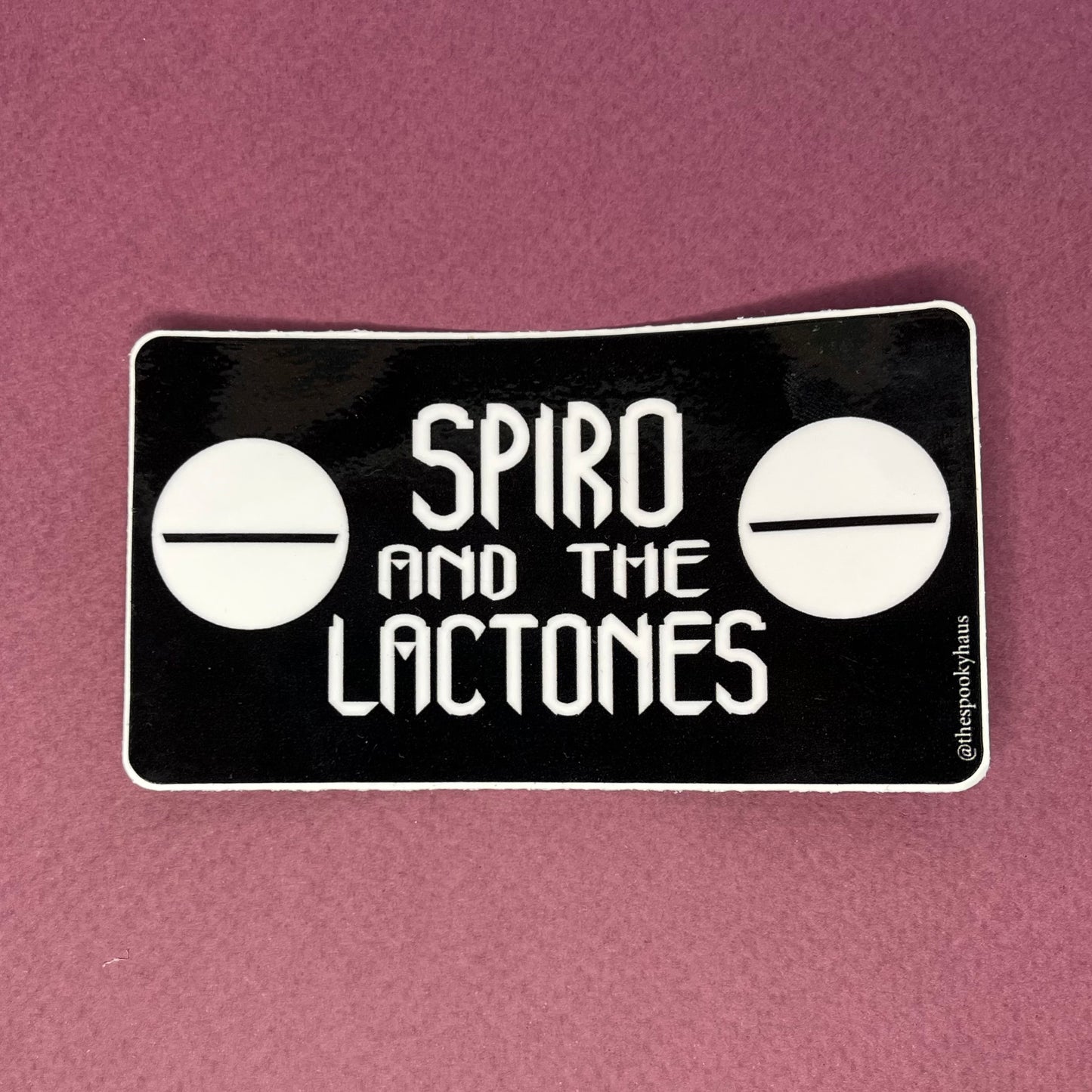 Spiro and The Lactones Sticker