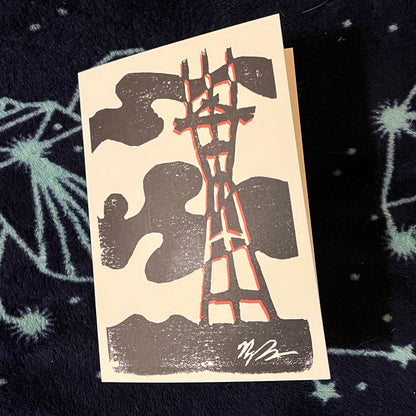 Red Sutro Greeting Card