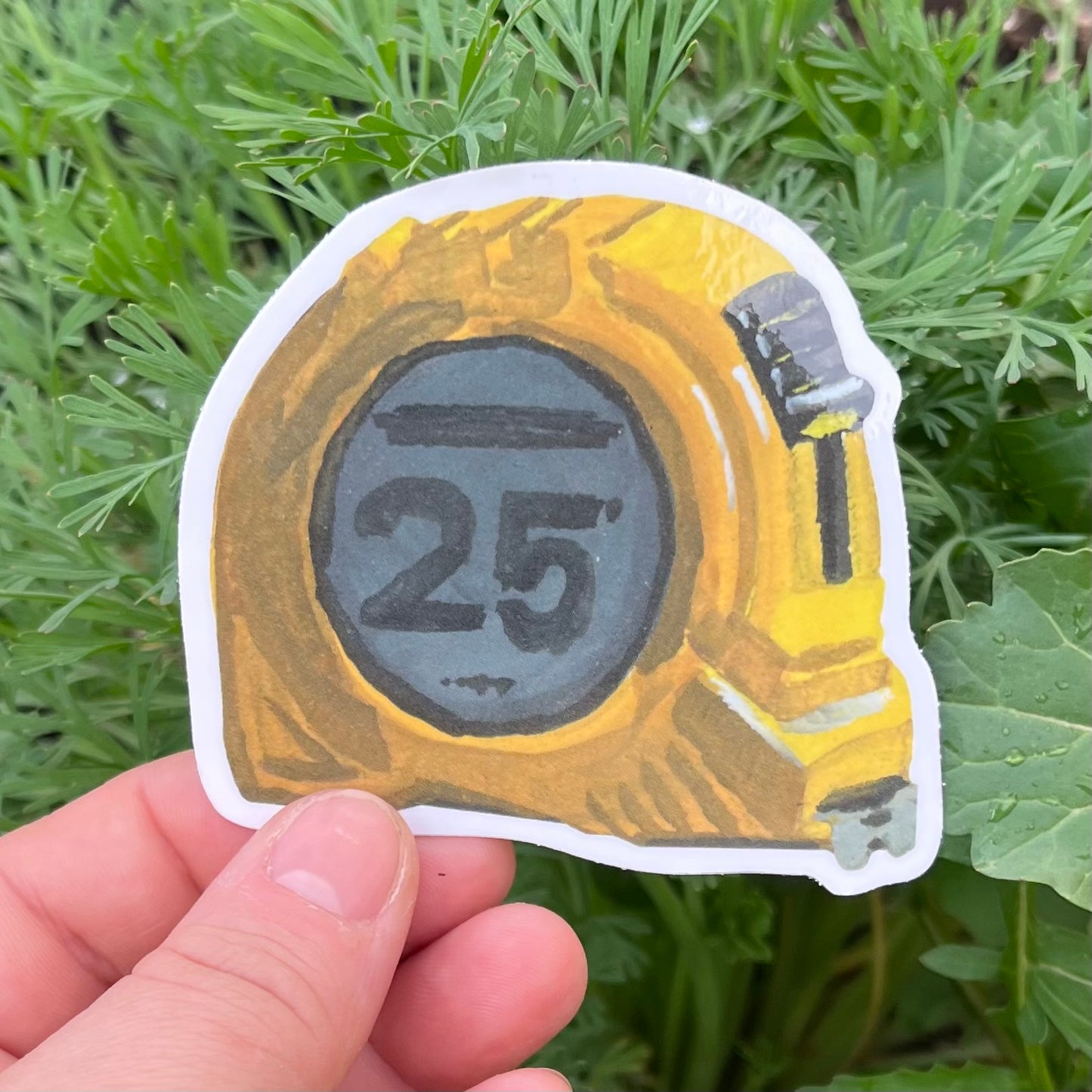 Measuring Tape Sticker