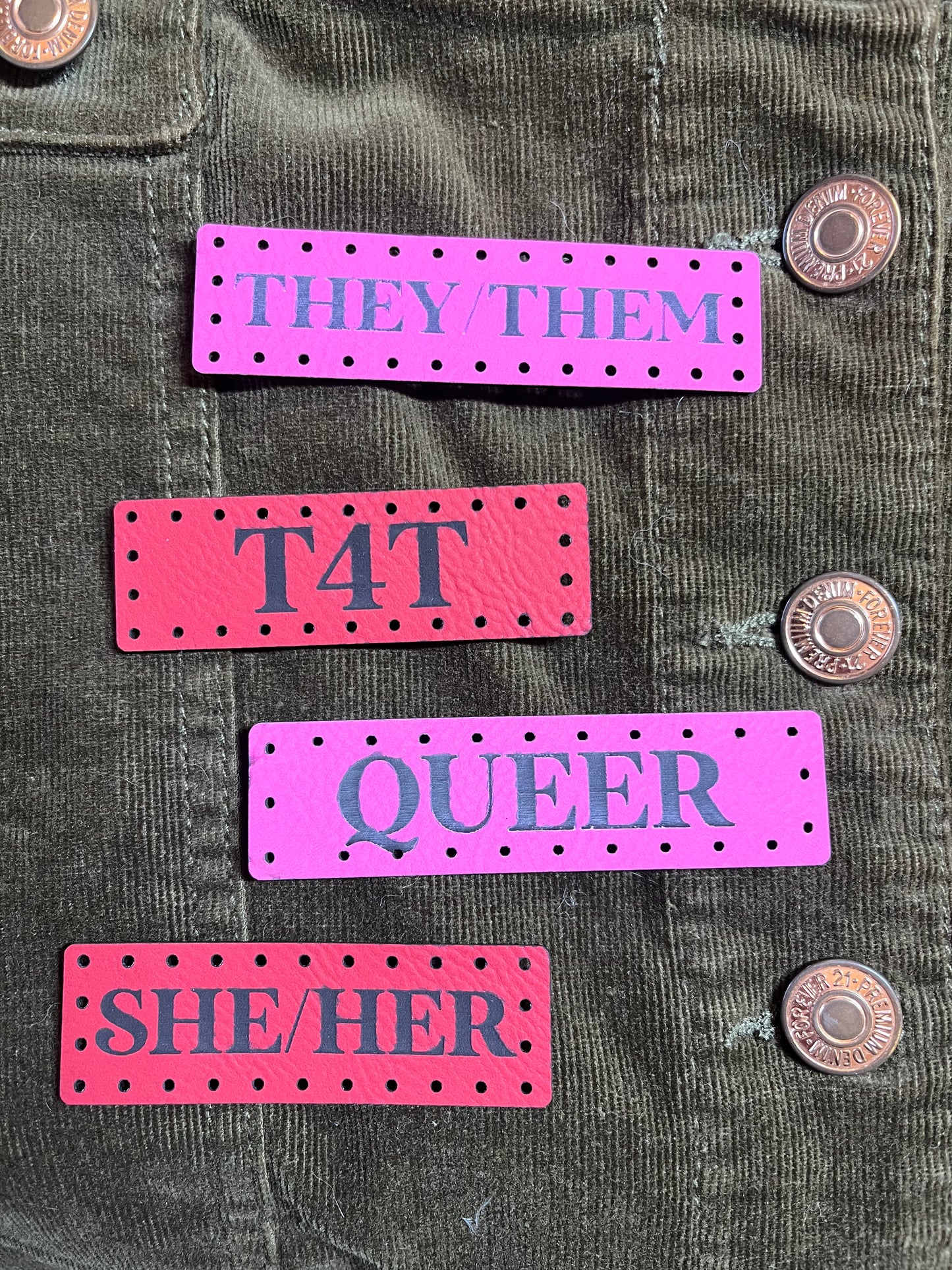 Trans Leatherette Patch
