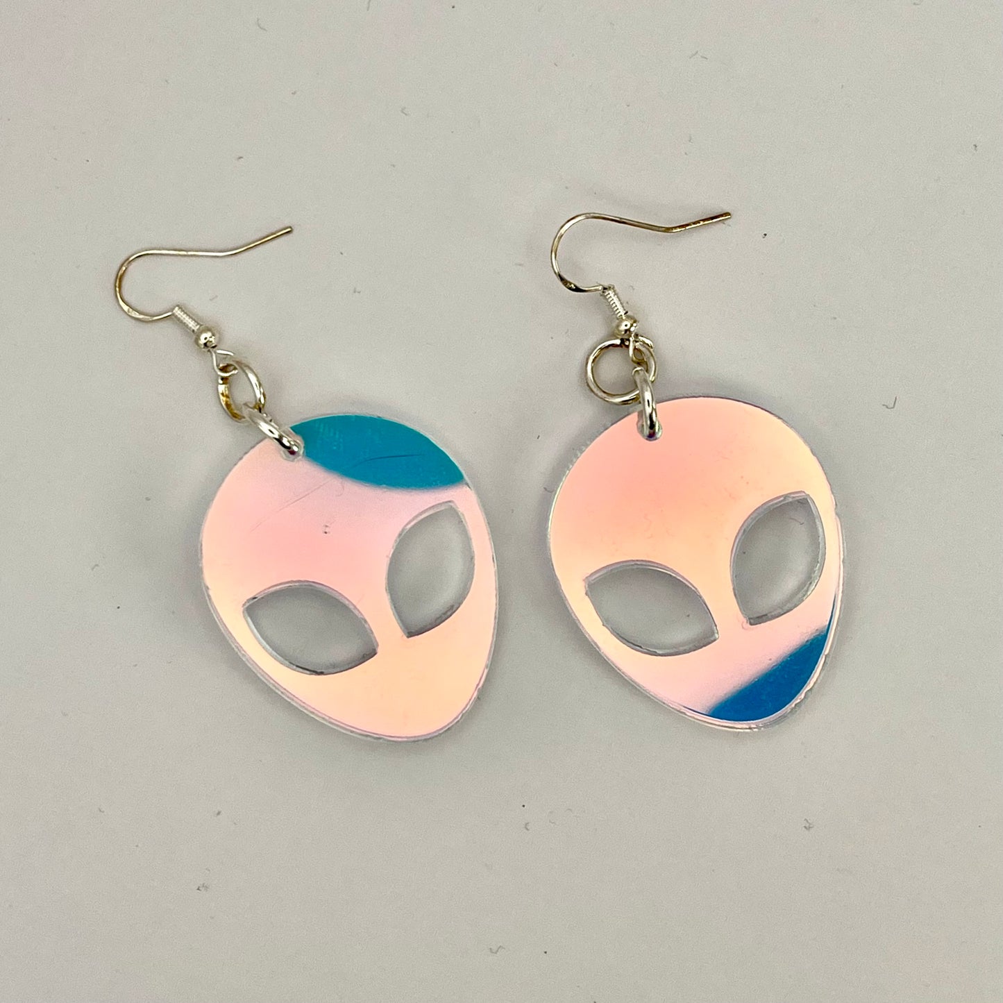 Iridescent Alien Earrings