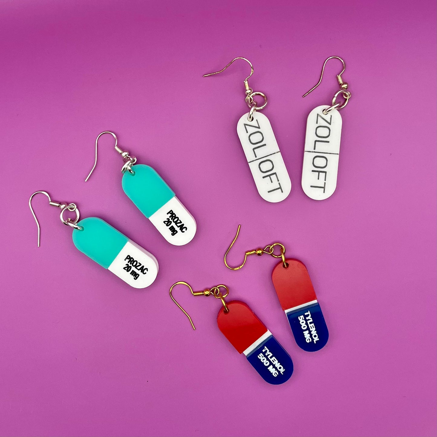 Tylenol Earrings
