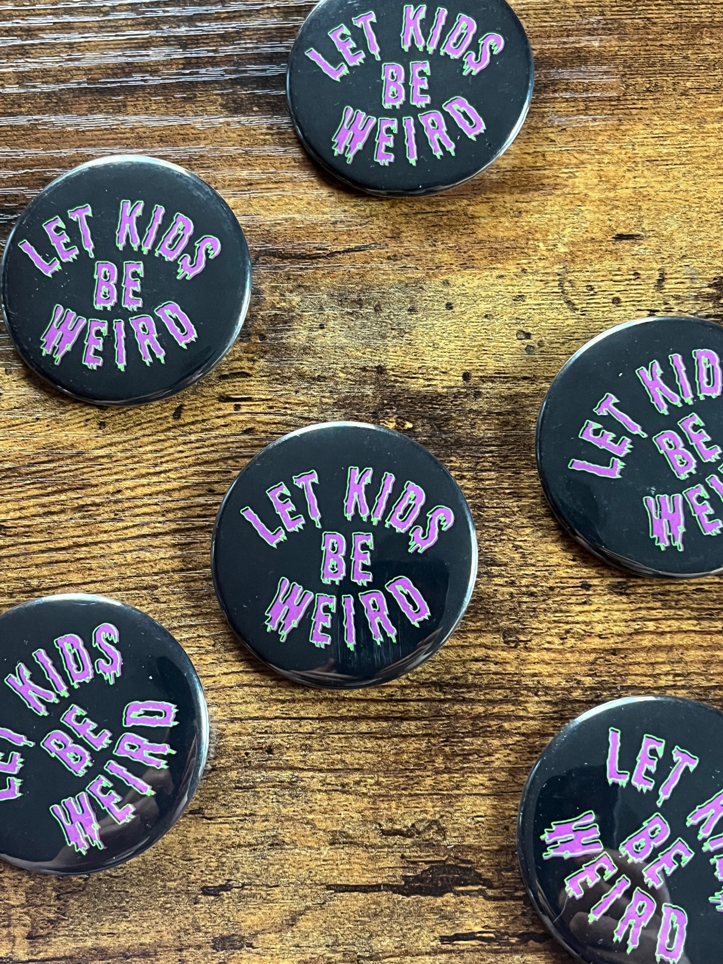 Let Kids Be Weird Button