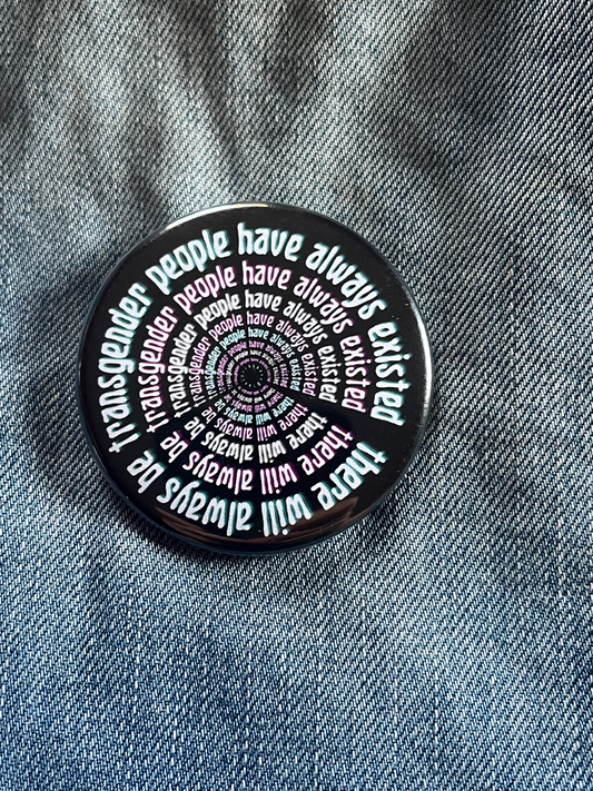 Transgender Past and Future Circle Button