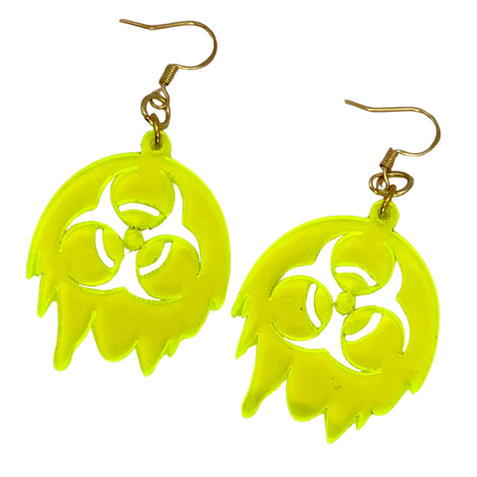 Toxic Drip Earrings (UV reactive!!)