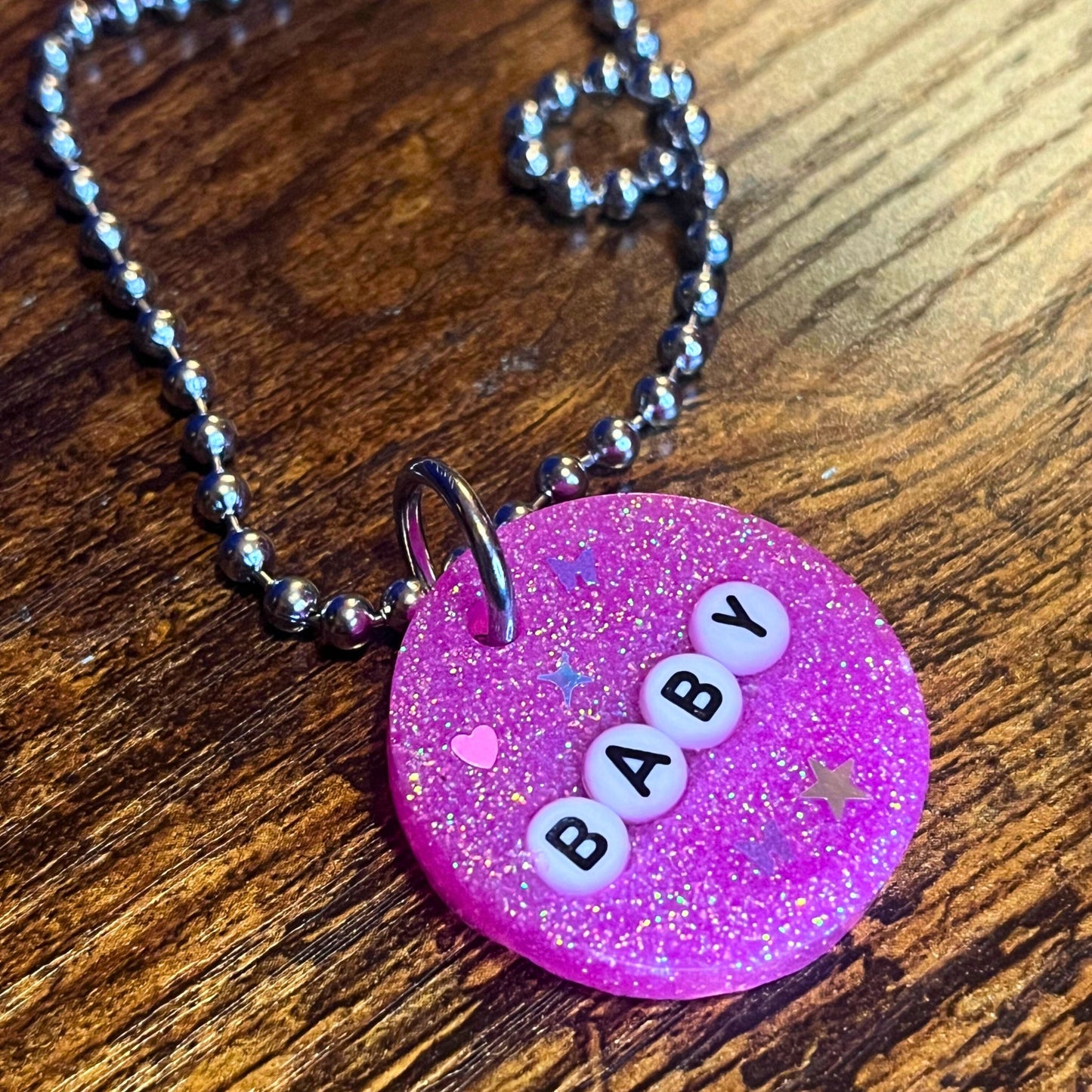 "Baby" Resin Necklace