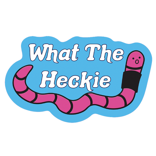 What The Heckie Sticker