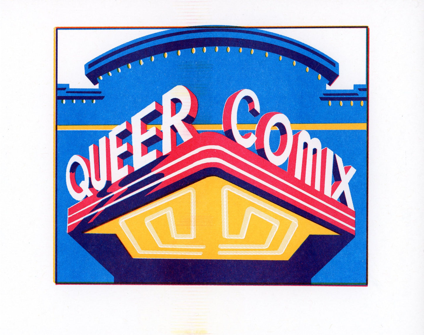 QUEER COMICS (ROXIE) Risograph Print