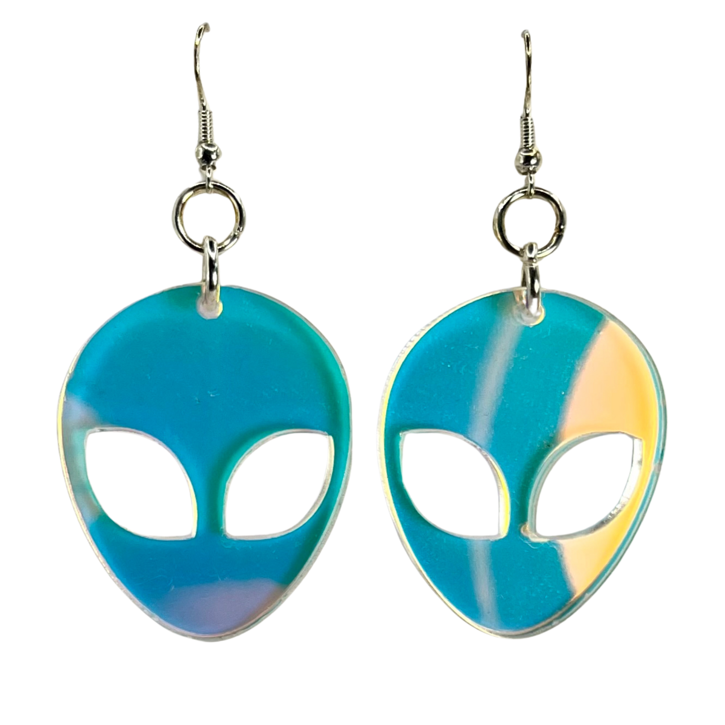 Iridescent Alien Earrings