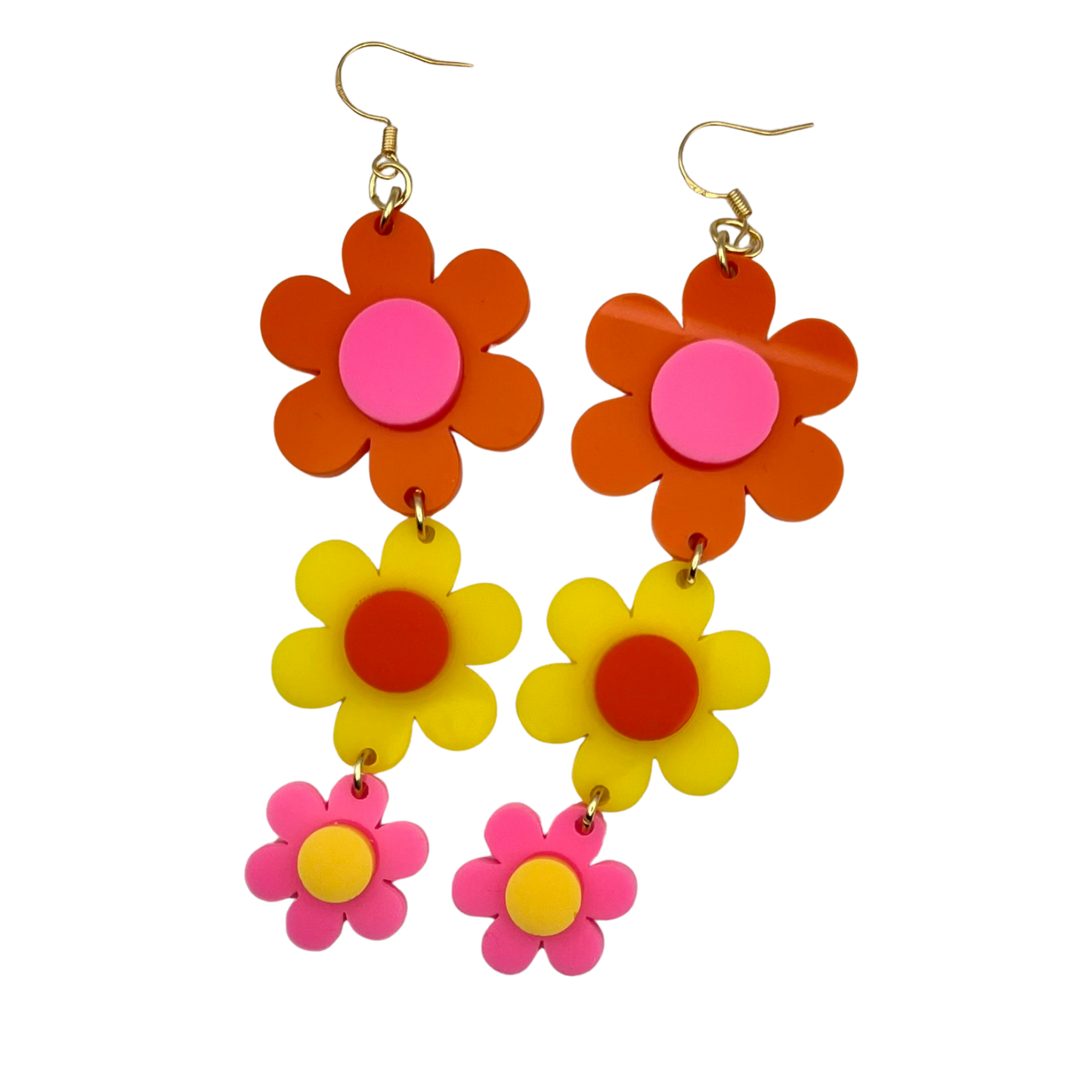 Flower Drop Earrings