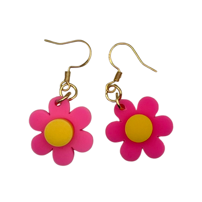 Mini Flower Drop Earrings