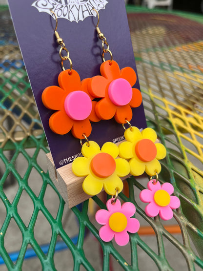 Flower Drop Earrings