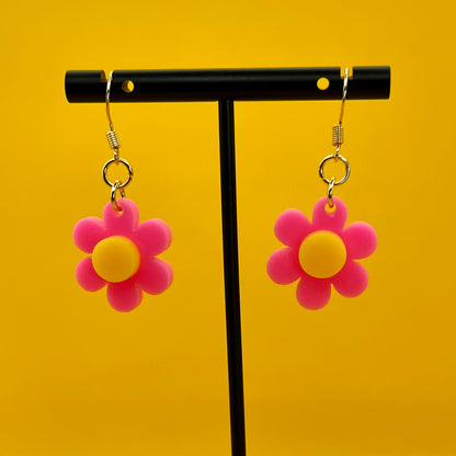 Mini Flower Drop Earrings