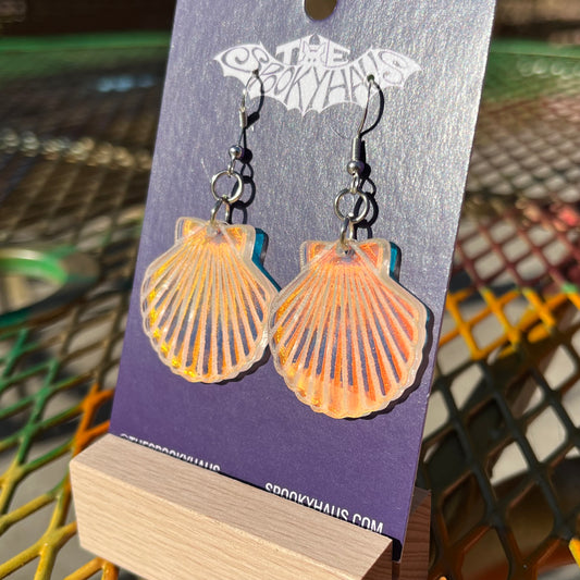 Iridescent Shell Earrings