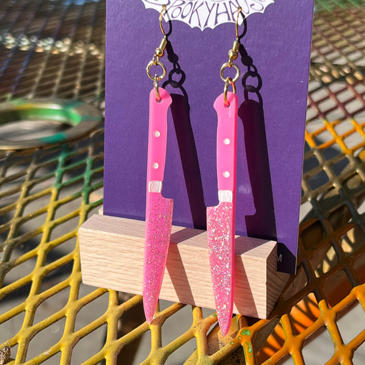 Barbie Knife Earrings