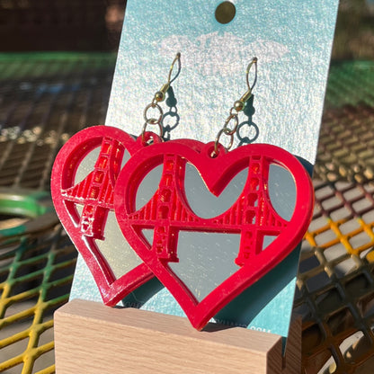 Golden Gate Bridge Earrings