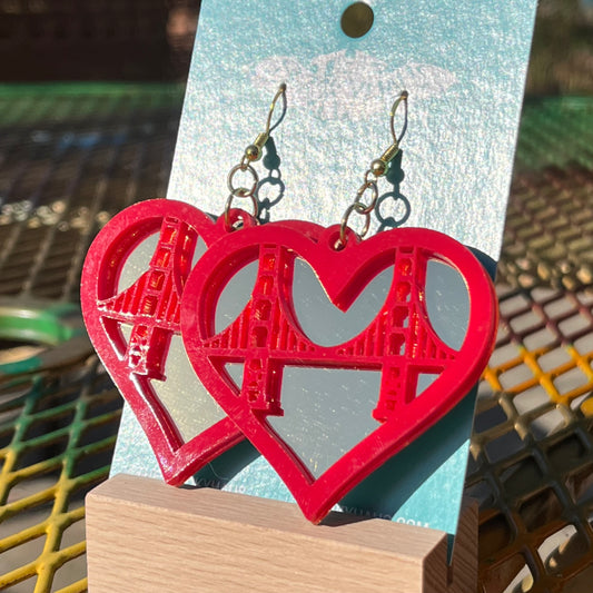 Golden Gate Bridge Earrings