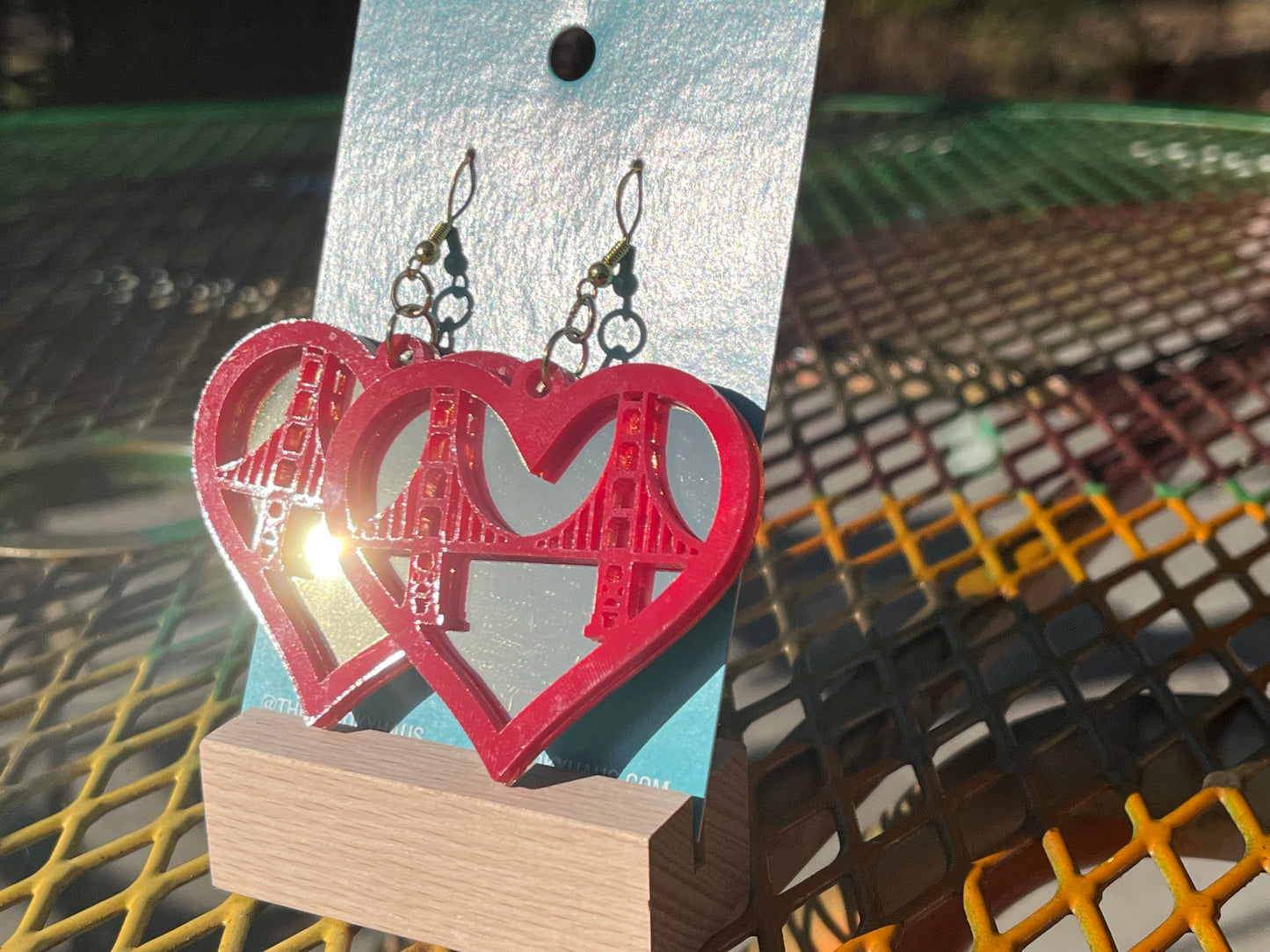 Golden Gate Bridge Earrings