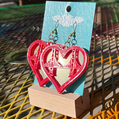 Golden Gate Bridge Earrings