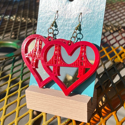 Golden Gate Bridge Earrings