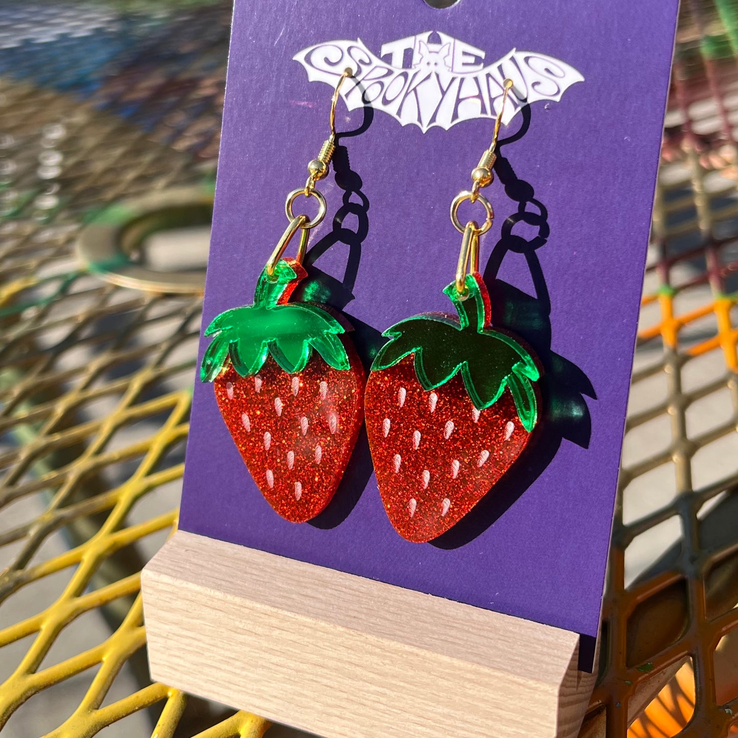 Strawbebby Earrings