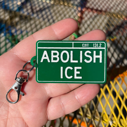 Abolish ICE Keychain
