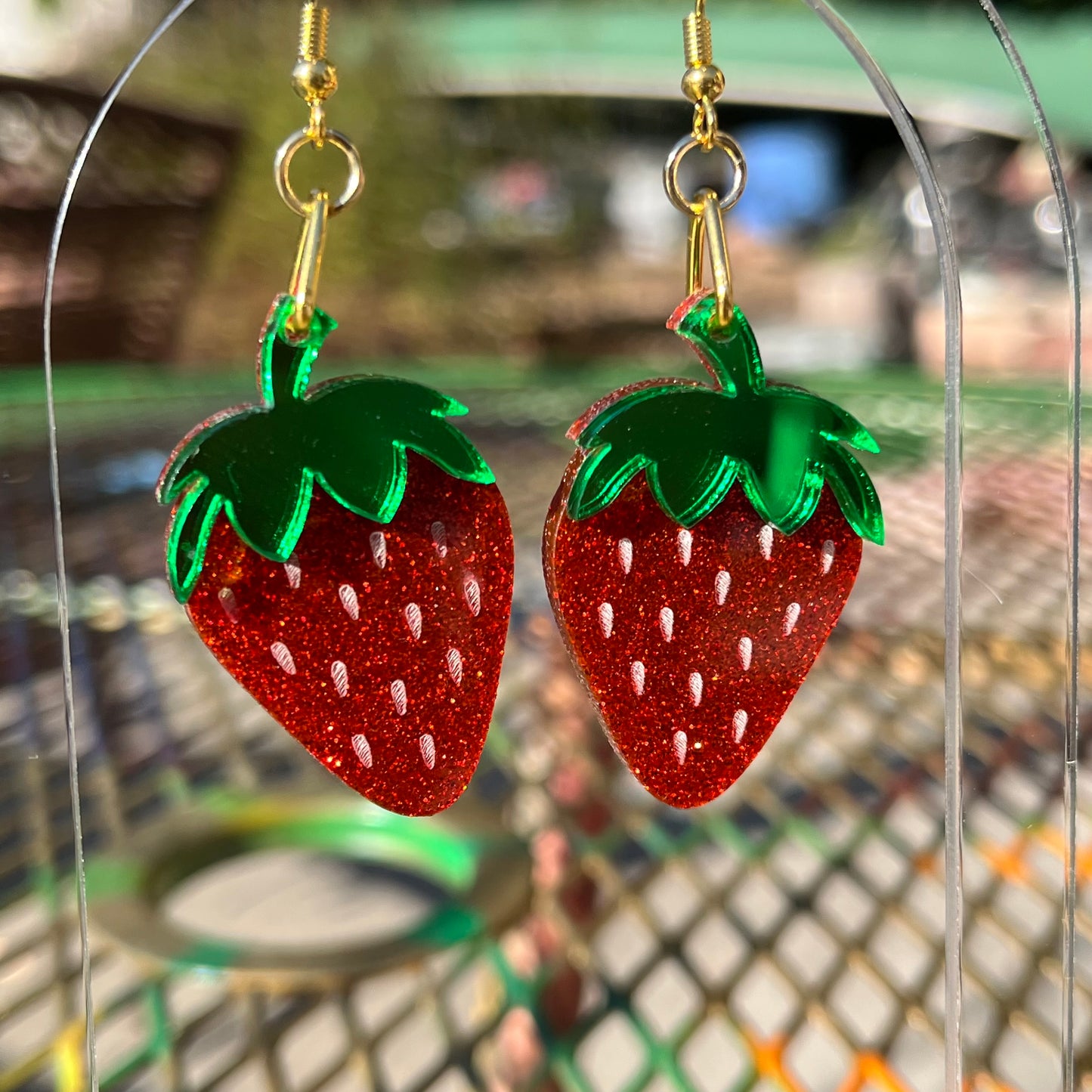 Strawbebby Earrings