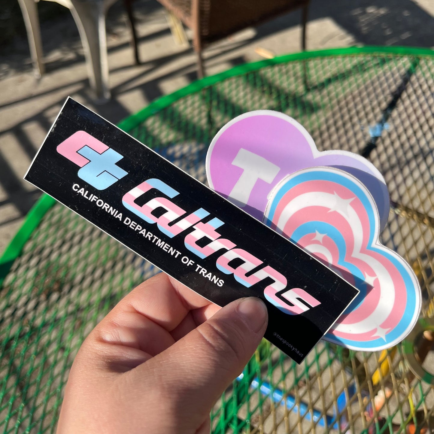 CalTrans sticker