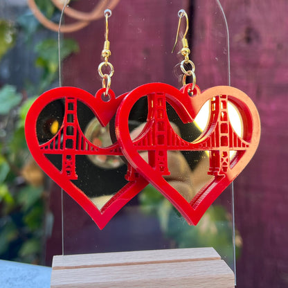 Golden Gate Bridge Earrings