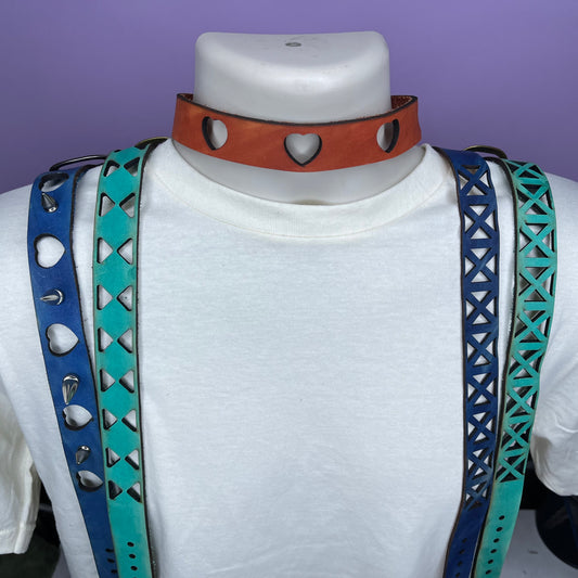 Customizable Leather Choker