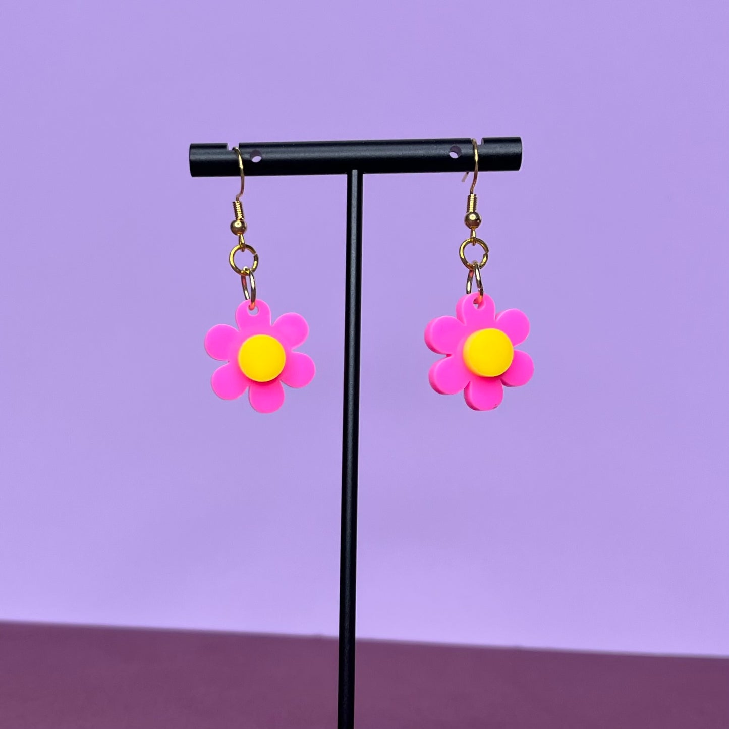 Mini Flower Drop Earrings