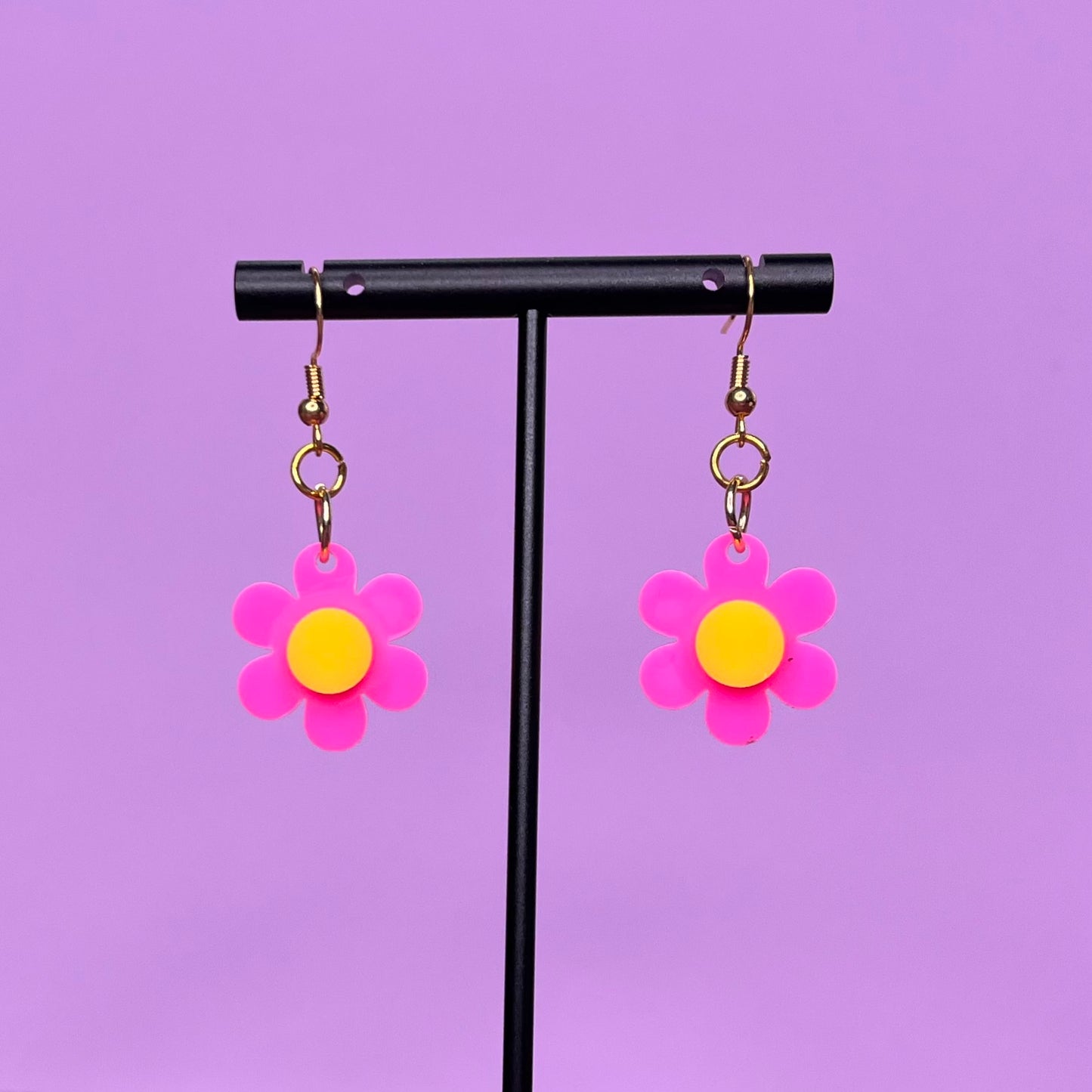 Mini Flower Drop Earrings