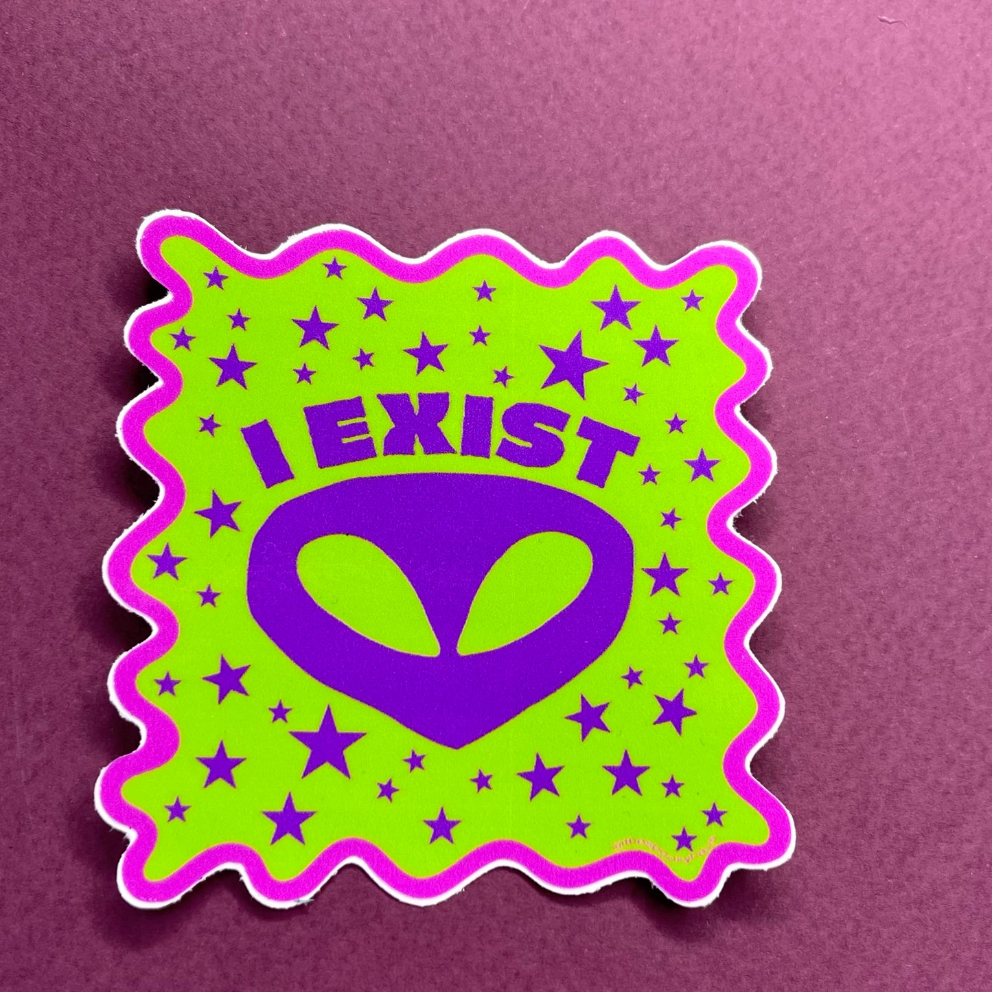 I Exist Sticker