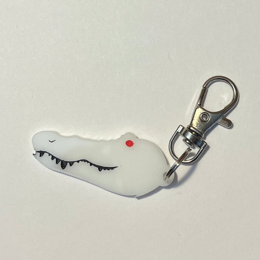 Claude The Albino Aligator Keychain