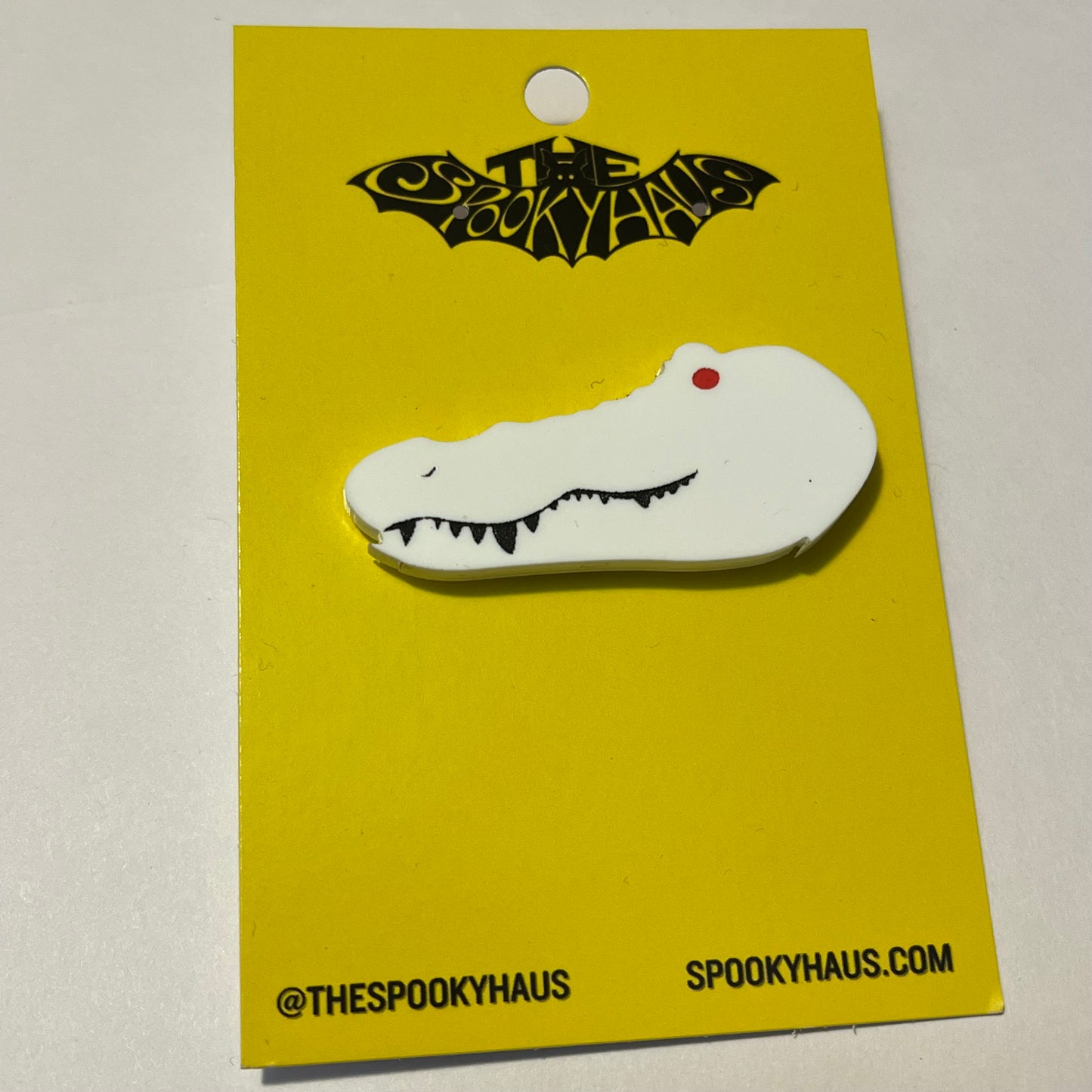 Claude The Albino Aligator Pin