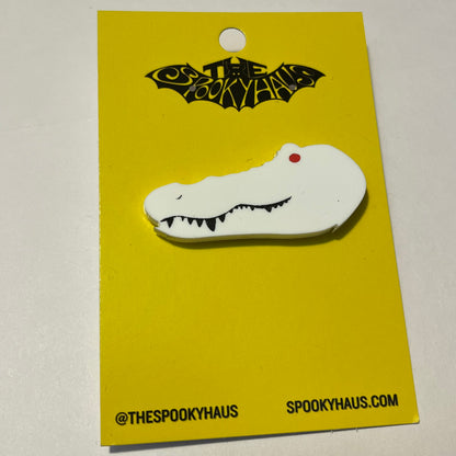 Claude The Albino Aligator Pin