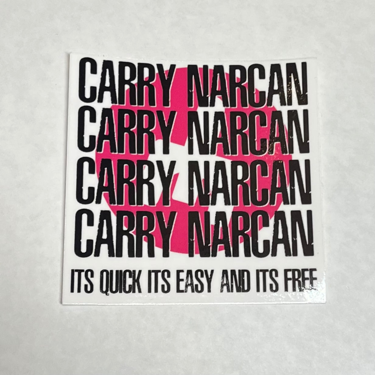 Carry Narcan Sticker