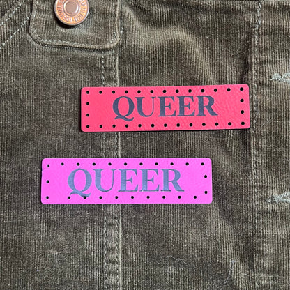 Queer Leatherette Patch