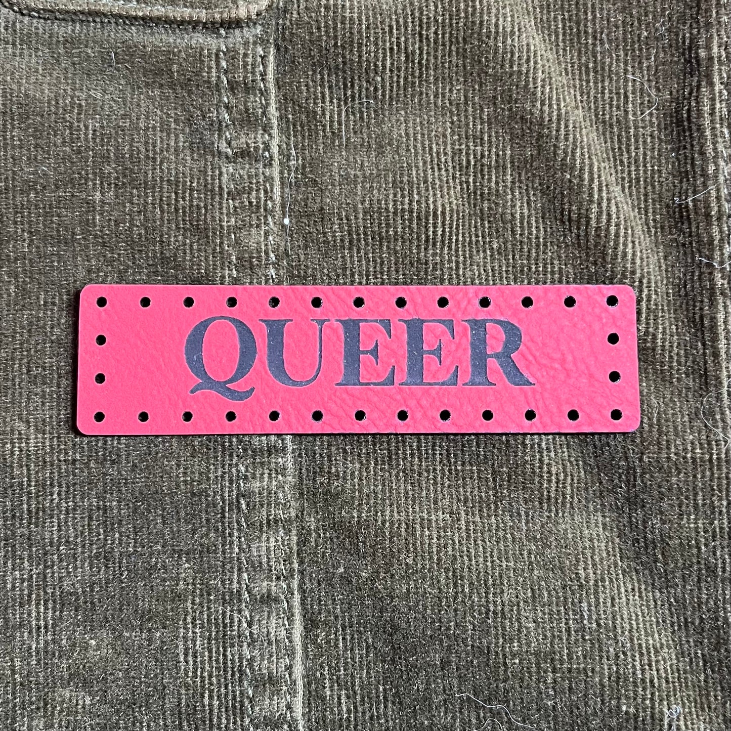 Queer Leatherette Patch