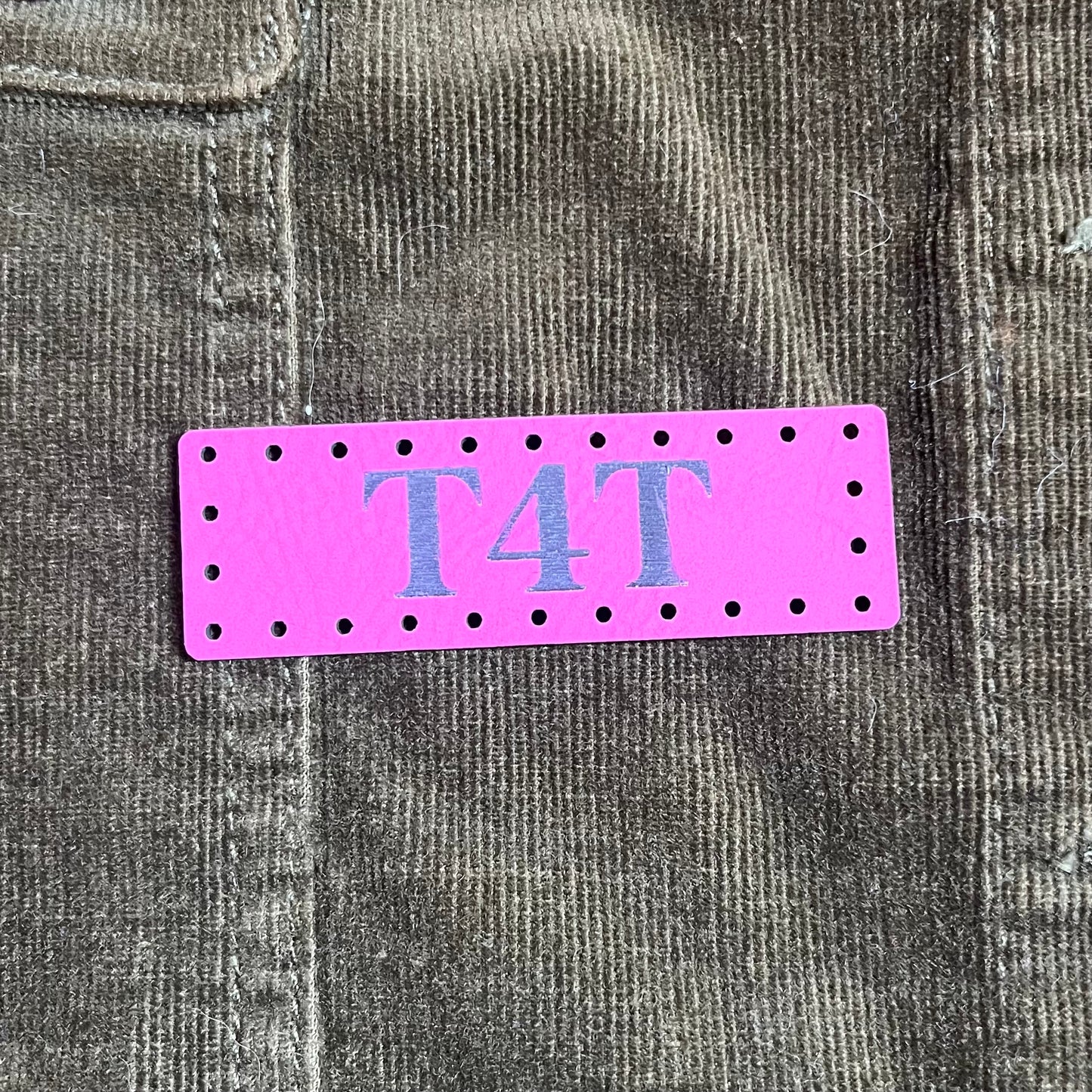 T4T Leatherette Patch