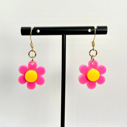 Mini Flower Drop Earrings