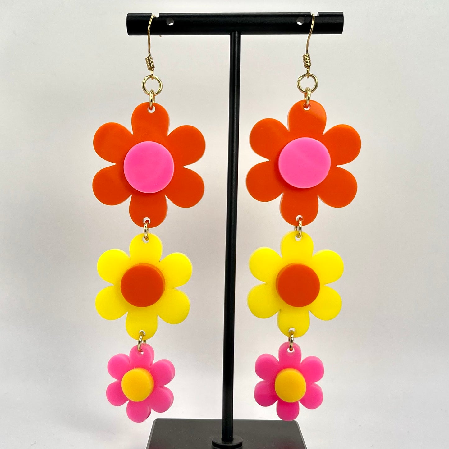 Flower Drop Earrings